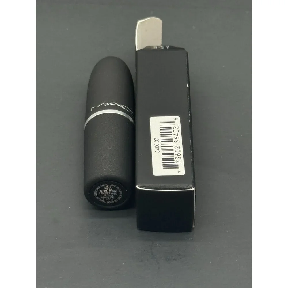 MAC Werk Werk Werk Powder Kiss Lipstick 0.1 oz/3g